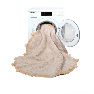 Nina & Co. - Alfombras lavables - 🌈 Alfombra CONFETTI BEIGE/PINK🌈 ☁️100%  algodón hipoalegernicas ☁️Lavables en lavadora ☁️160x120 🇵🇪Perú SOFT Perú  🇪🇸Spain @ 🇫🇷France @ 🇬🇧UK @ 🇮🇪Italy @  🇩🇪Germany @