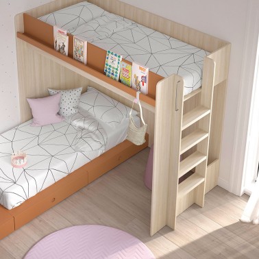 Litera Lur con cama bloc Ros