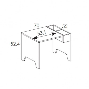 Mesa juegos Noa con cubilete