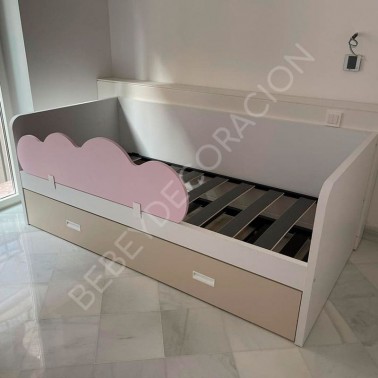 Cama Nido Ros alto 78 cm