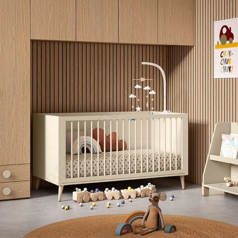 Cunas de estilo y diseño nórdico para bebé