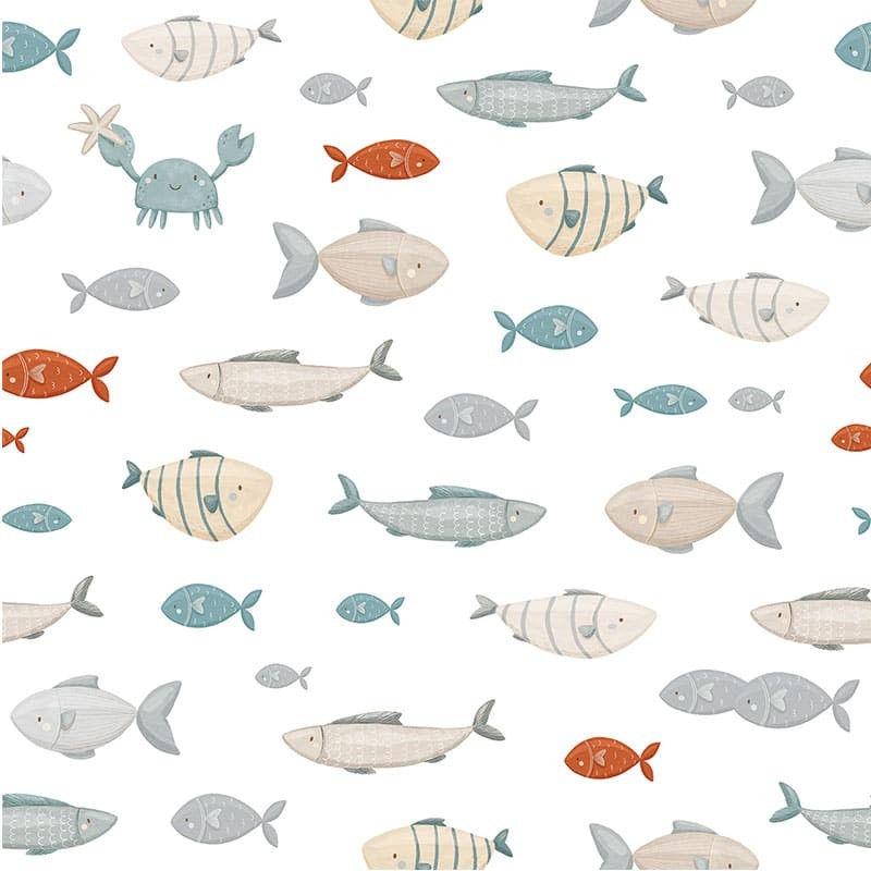 Papel pintado Peces bajo el mar