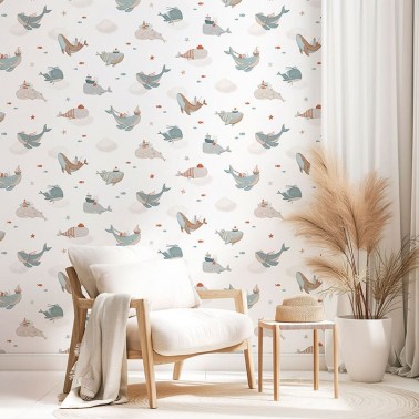 Papel pintado Ballenas