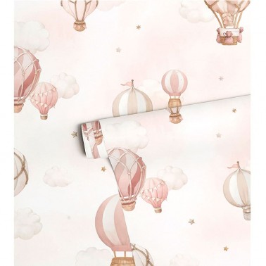 Papel pintado Globos Rosa