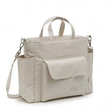 Bolso maternal Pack Spring Crema