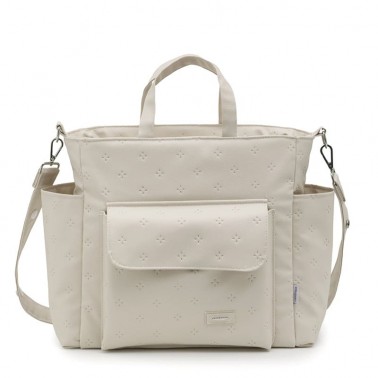 Bolso maternal Pack Spring Crema