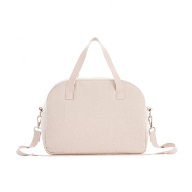 Bolso maternal Prome Lino Beige