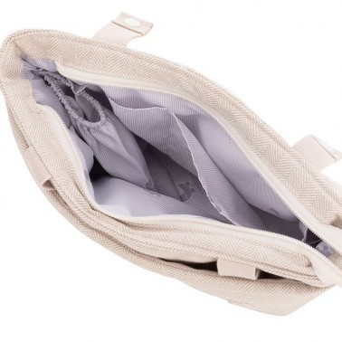 Bolso organizador Lino Beige