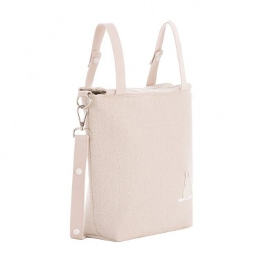 Bolso talega Lino Beige