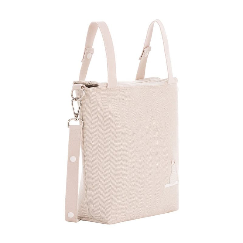 Bolso talega Lino Beige