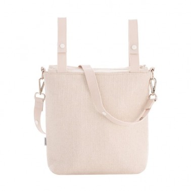 Bolso talega Lino Beige